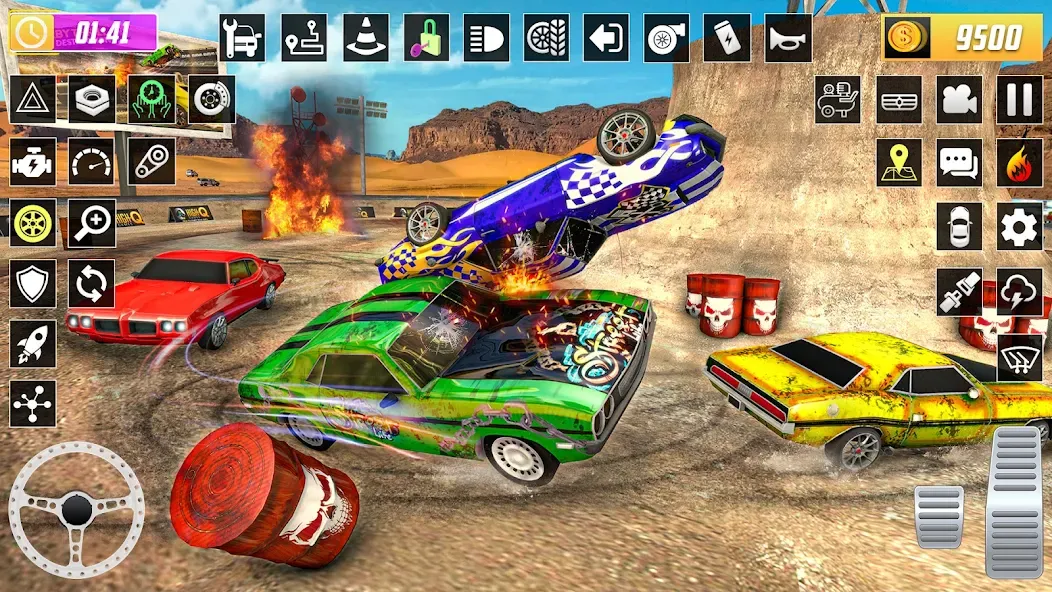 X Demolition Derby : Car Games  [МОД Меню] Screenshot 2