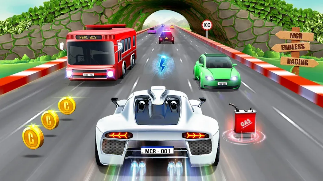 Mini Car Racing Game Legends  [МОД Unlimited Money] Screenshot 1