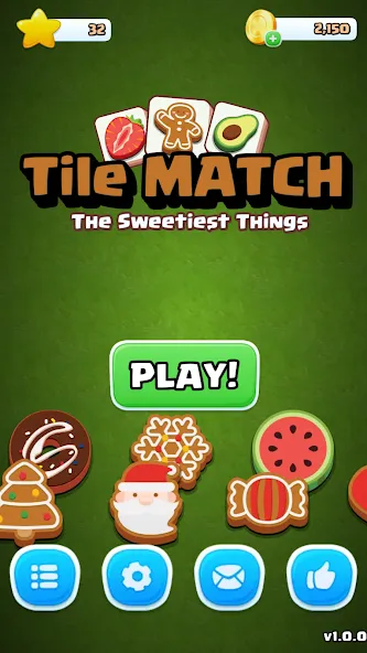 Tile Match Sweet -Triple Match  [МОД Все открыто] Screenshot 4