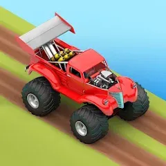 Взломанная MMX Hill Dash 2 – Offroad Truc (ММХ Хилл Даш 2)  [МОД Бесконечные монеты] - полная версия apk на Андроид