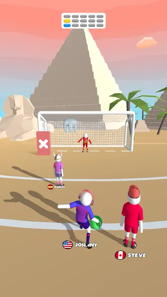 Goal Party - Soccer Freekick (Гоал Парти)  [МОД Menu] Screenshot 3