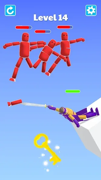 Ragdoll ninja: Imposter hero (Рагдолл Ниндзя)  [МОД Все открыто] Screenshot 3