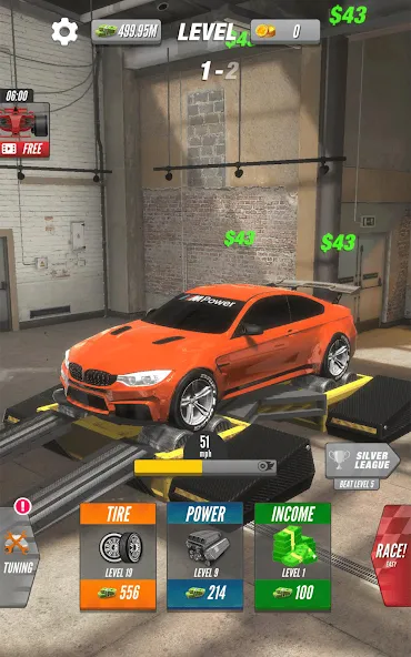 Dyno 2 Race - Car Tuning (Дино 2 Гонка)  [МОД Unlimited Money] Screenshot 5