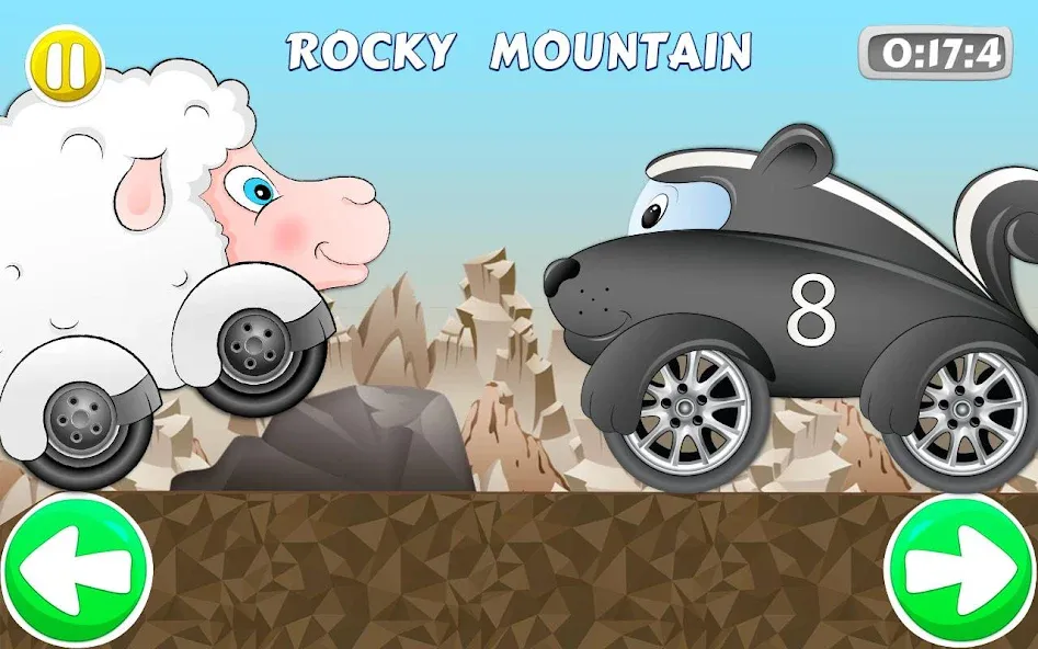 Racing car game for kids  [МОД Unlocked] Screenshot 3