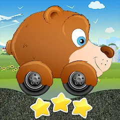 Взломанная Racing car game for kids  [МОД Unlocked] - стабильная версия apk на Андроид