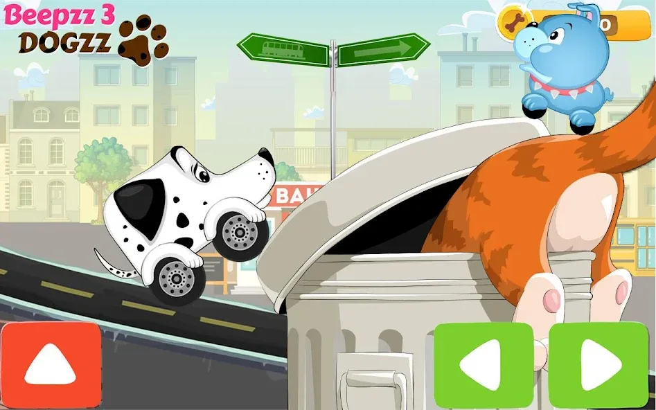 Racing games for kids - Dogs  [МОД Меню] Screenshot 3