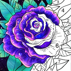 Взломанная Coloring Book: Color by Number (Колоринг Бук)  [МОД Бесконечные деньги] - стабильная версия apk на Андроид