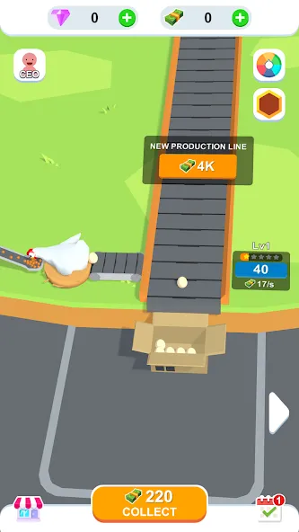 Idle Egg Factory  [МОД Много монет] Screenshot 4