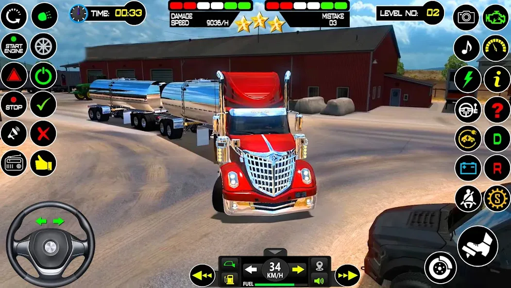 US Truck Driving Cargo Game 3D (Американский грузовик водителя)  [МОД Меню] Screenshot 2