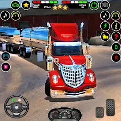 Скачать взлом US Truck Driving Cargo Game 3D (Американский грузовик водителя)  [МОД Меню] - последняя версия apk на Андроид