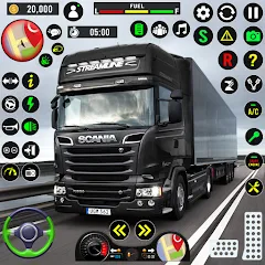 Взломанная Indian Truck Heavy Cargo Duty  [МОД Много денег] - последняя версия apk на Андроид