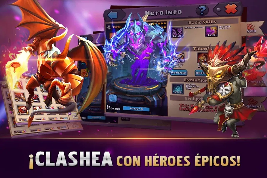 Clash of Lords 2: Español (Клэш оф Лордс 2)  [МОД Unlimited Money] Screenshot 2