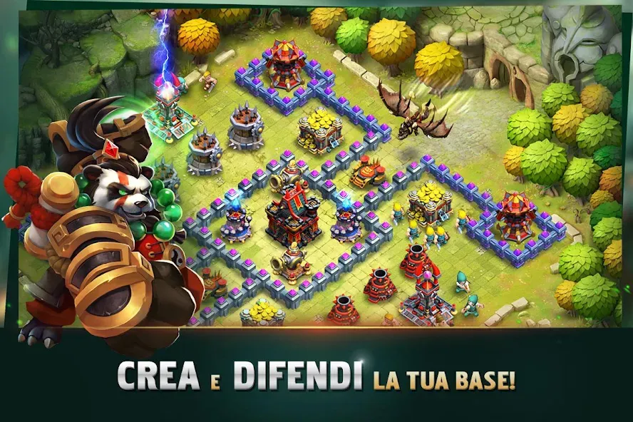 Clash of Lords 2: Italiano (Клэш оф Лордс 2)  [МОД Mega Pack] Screenshot 1