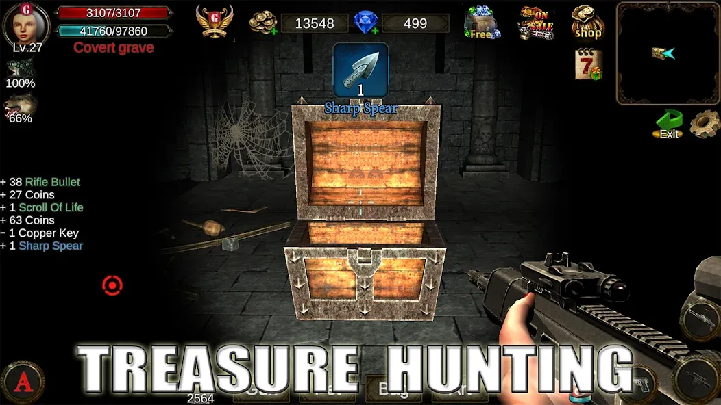 Dungeon Shooter : Dark Temple (Данжен Шутер)  [МОД Menu] Screenshot 4