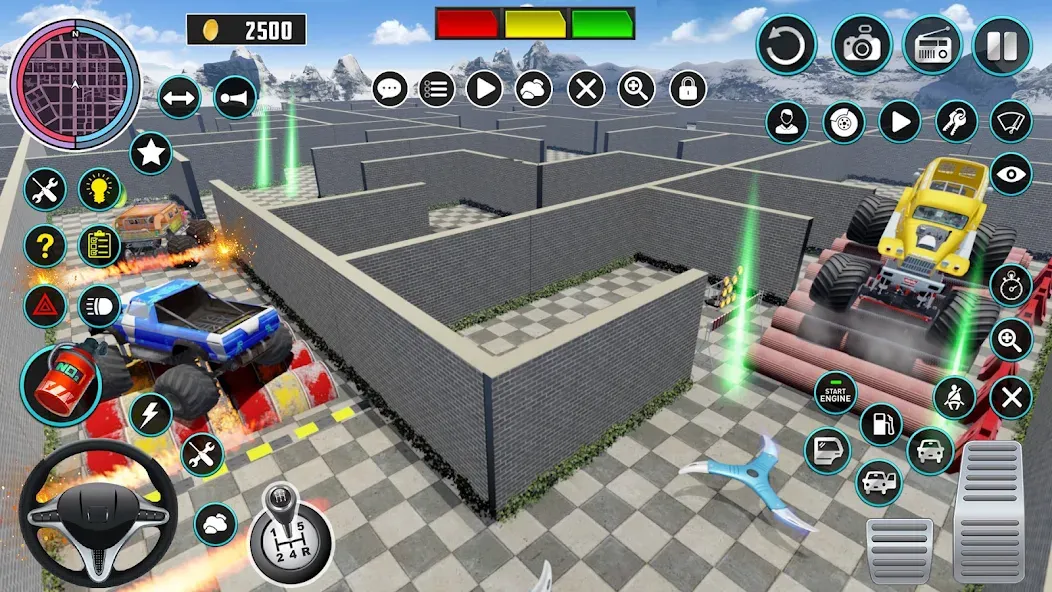 Monster Truck Maze Puzzle Game  [МОД Бесконечные деньги] Screenshot 3