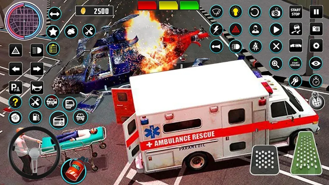 Heli Ambulance Simulator Game  [МОД Меню] Screenshot 4