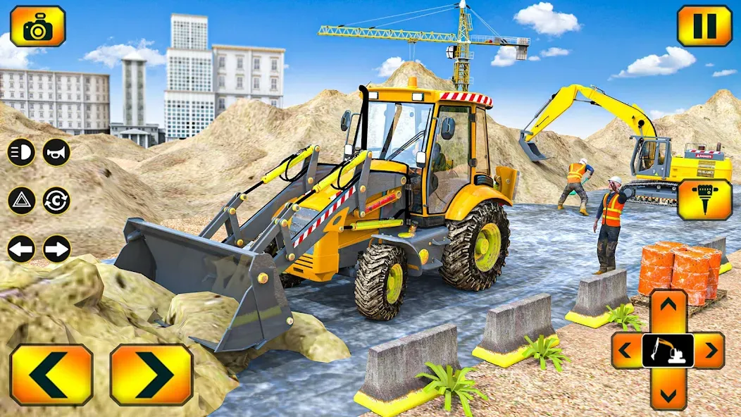 Sand Excavator Simulator Games  [МОД Бесконечные монеты] Screenshot 4