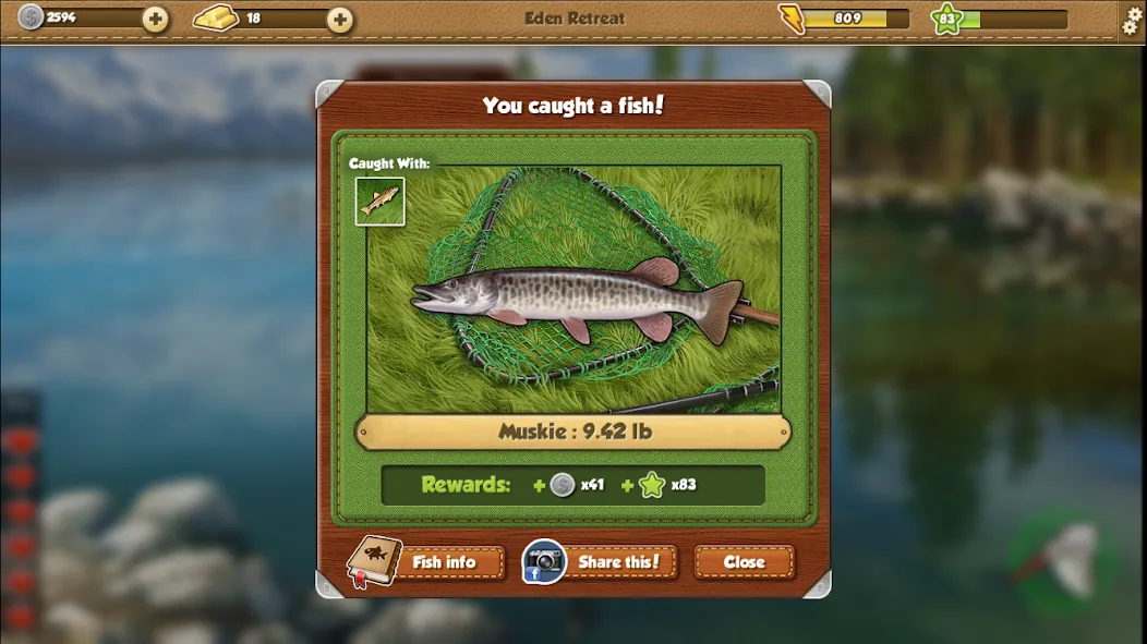 Fishing World (Фишинг Ворлд)  [МОД Много денег] Screenshot 2