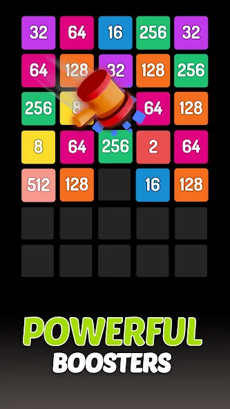 X2 Blocks - 2048 Number Game (Блоки)  [МОД Бесконечные деньги] Screenshot 4