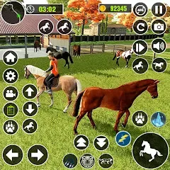 Скачать взломанную My Horse Herd Care Simulator (Мой симулятор ухода за стадом лошадей)  [МОД Бесконечные монеты] - полная версия apk на Андроид