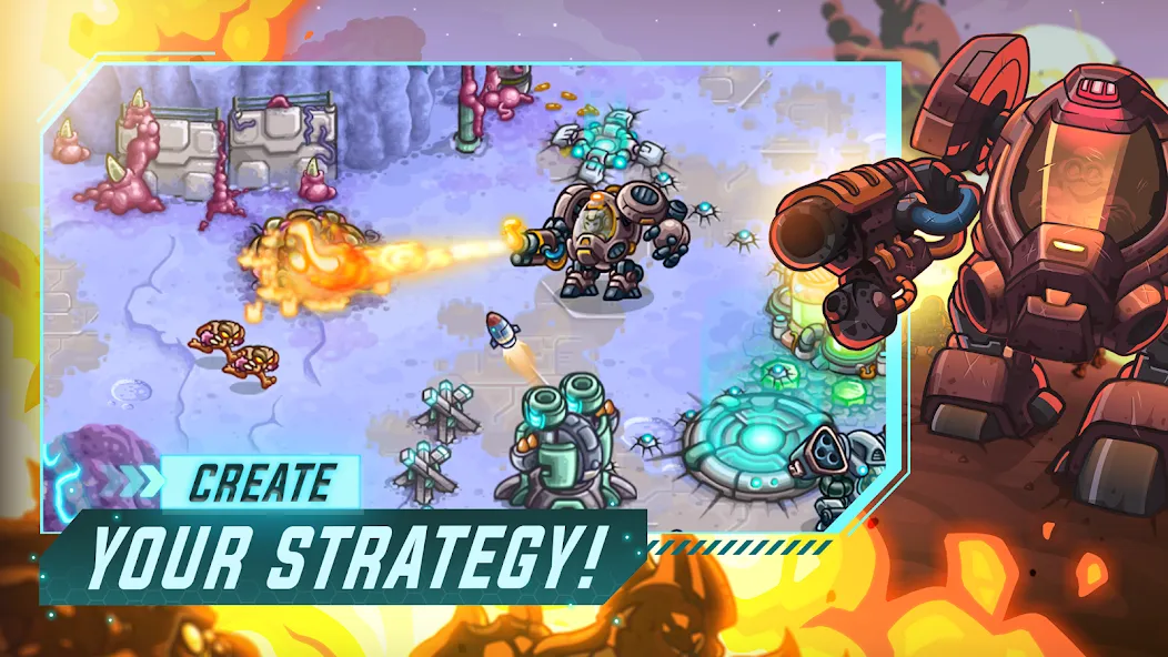 Iron Marines Offline Strategy  [МОД Бесконечные деньги] Screenshot 2