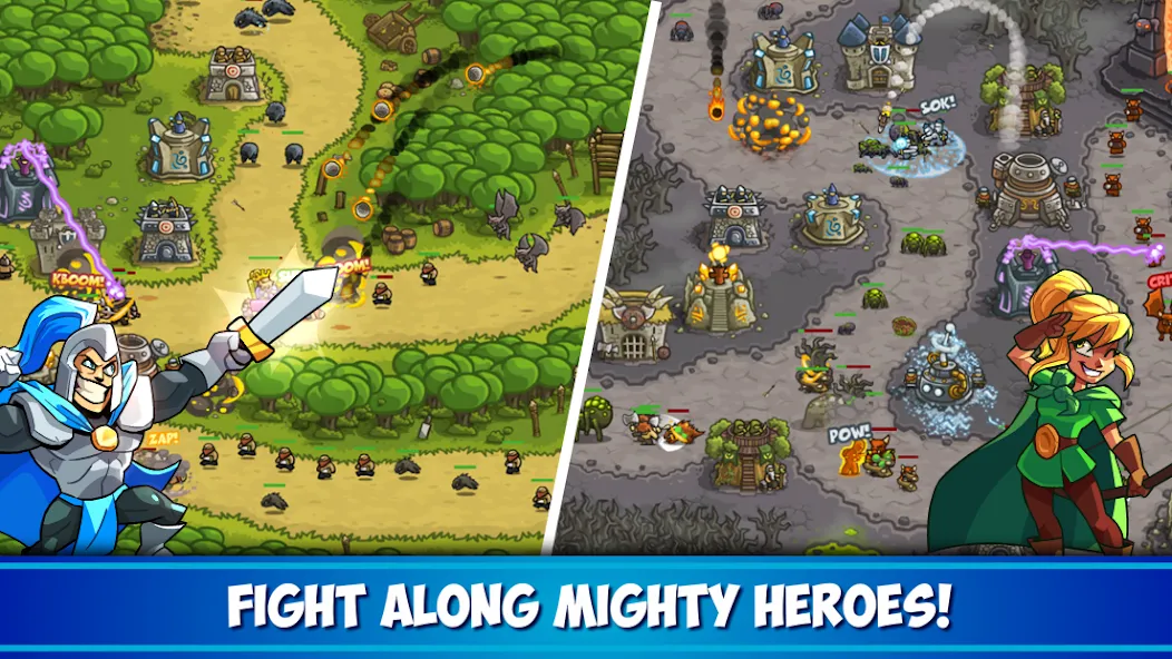 Kingdom Rush Tower Defense TD (Кингдом Раш)  [МОД Все открыто] Screenshot 3