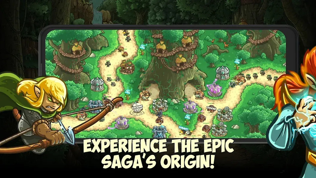 Kingdom Rush Origins TD (Кингдом Раш Ориджинс)  [МОД Menu] Screenshot 1