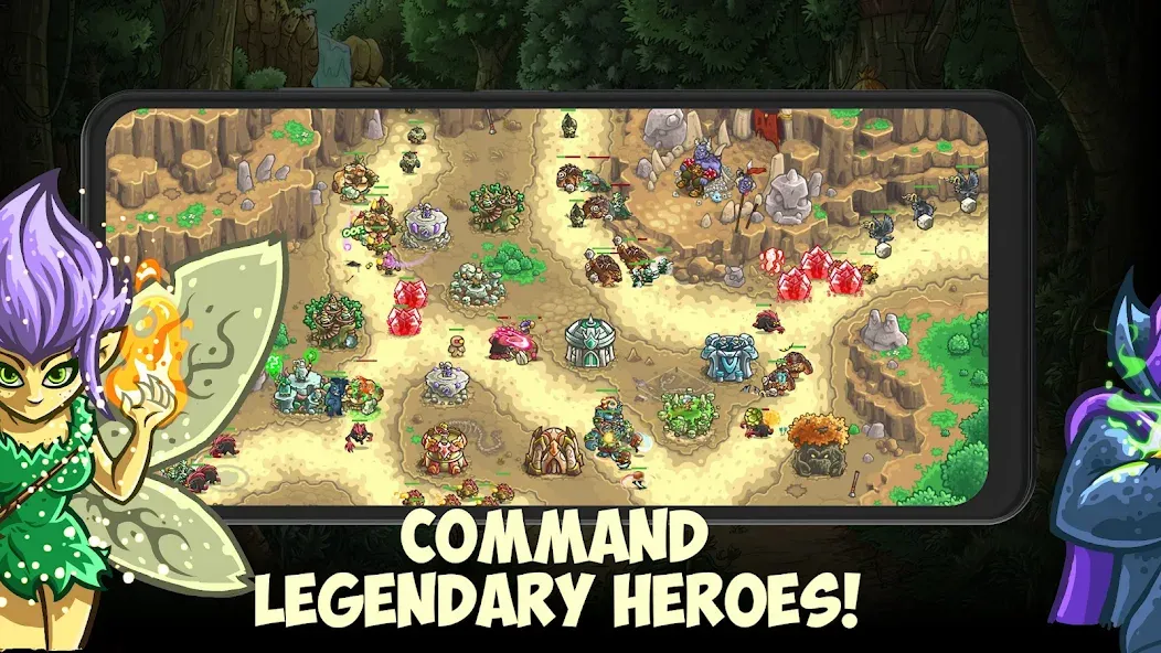 Kingdom Rush Origins TD (Кингдом Раш Ориджинс)  [МОД Menu] Screenshot 4