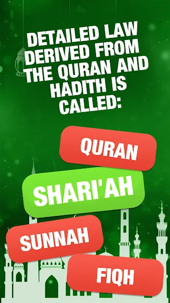 Islamic General Knowledge Quiz  [МОД Бесконечные монеты] Screenshot 5