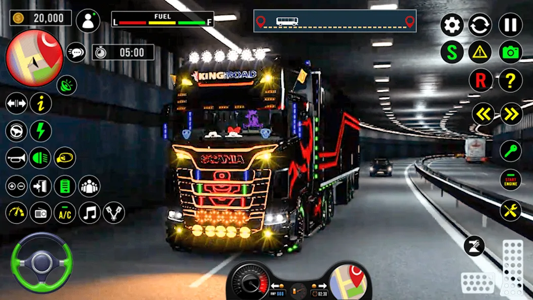 US Truck City Transport Sim 3d  [МОД Много монет] Screenshot 4