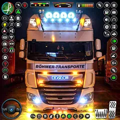 Взлом US Truck City Transport Sim 3d  [МОД Много монет] - стабильная версия apk на Андроид