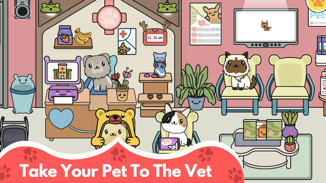 My Cat Town - Cute Kitty Games  [МОД Меню] Screenshot 5