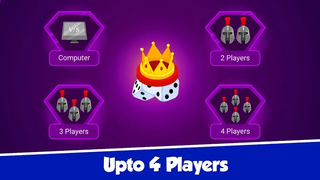 Ludo Offline Dice Board Game  [МОД Много денег] Screenshot 5