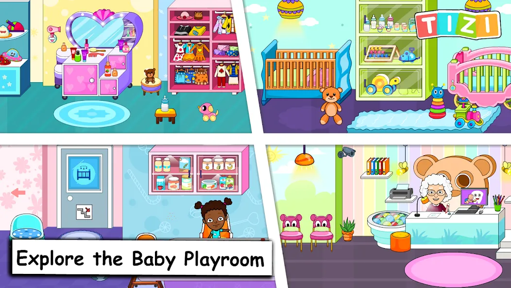 My Tizi Town Daycare Baby Game  [МОД Меню] Screenshot 1