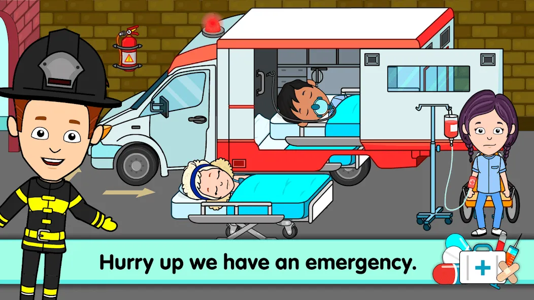 My Hospital Town Doctor Games  [МОД Много монет] Screenshot 1