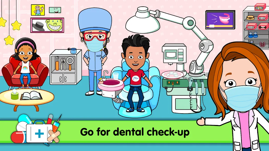 My Hospital Town Doctor Games  [МОД Много монет] Screenshot 3
