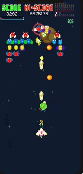 Galaxiga Retro Arcade Action (Галаксига Ретро Аркейд Экшн)  [МОД Все открыто] Screenshot 3