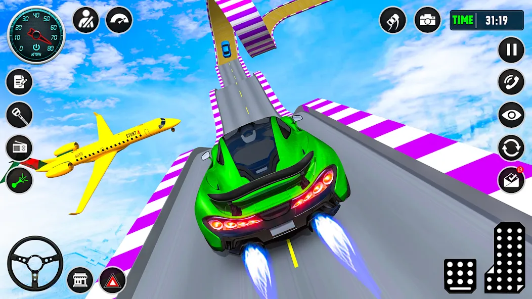 Ramp Car Stunt Racing Game (Крейзи Кар Стантс)  [МОД Меню] Screenshot 3