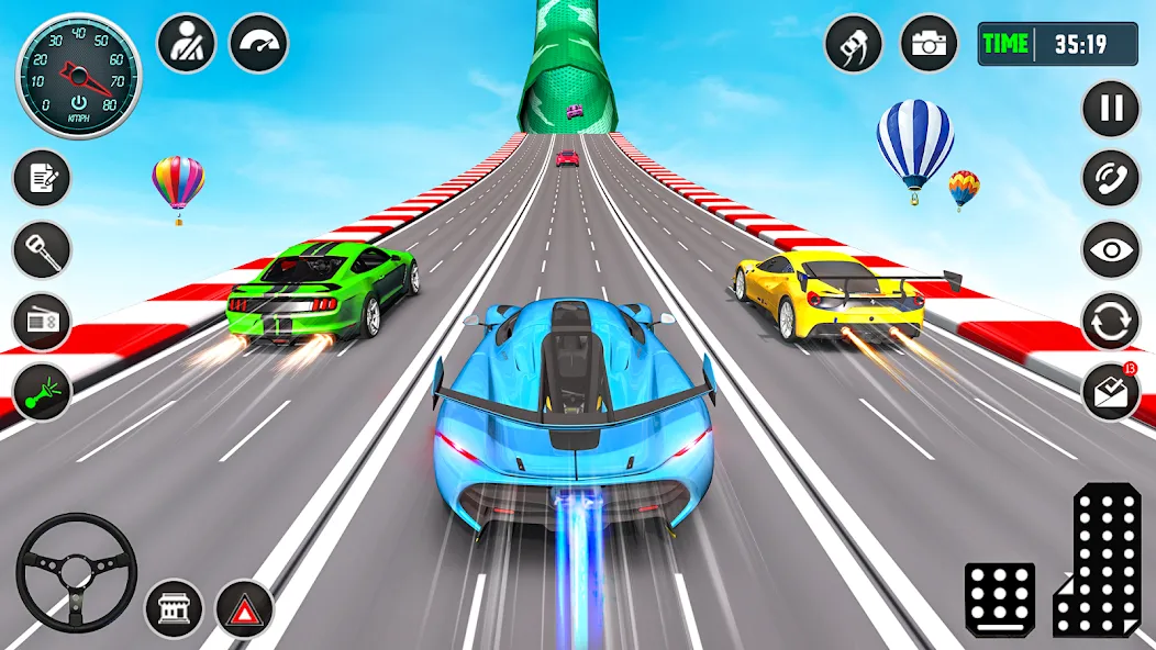 Ramp Car Stunt Racing Game (Крейзи Кар Стантс)  [МОД Меню] Screenshot 5