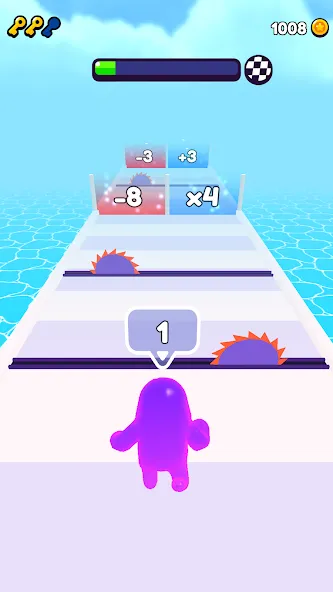 Join Blob Clash 3D: Mob Runner (Джойн Блоб Клаш 3D)  [МОД Все открыто] Screenshot 1