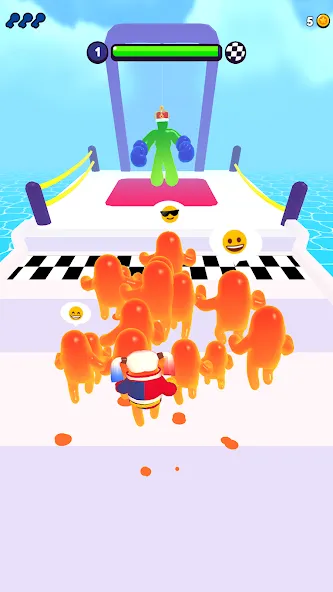 Join Blob Clash 3D: Mob Runner (Джойн Блоб Клаш 3D)  [МОД Все открыто] Screenshot 5