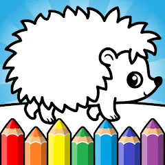 Скачать взломанную Easy coloring book for kids  [МОД Много денег] - стабильная версия apk на Андроид