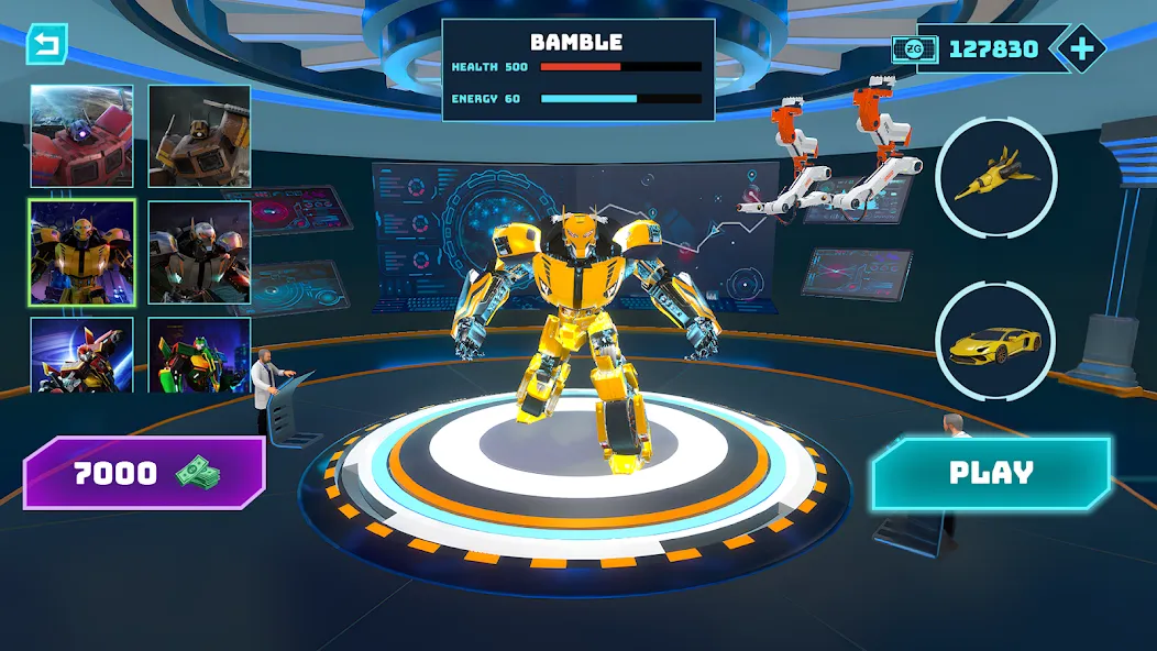 Robot Game: Transform & Fight (Робот Игра Трансформация Автомобиля)  [МОД Бесконечные деньги] Screenshot 5