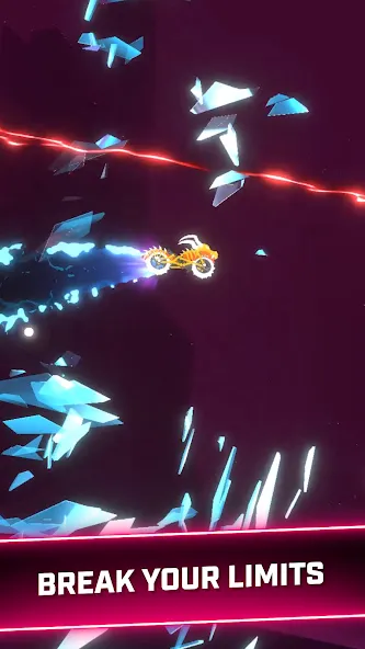 Rider Worlds - Neon Bike Races (Райдер Ворлдс)  [МОД Бесконечные монеты] Screenshot 1