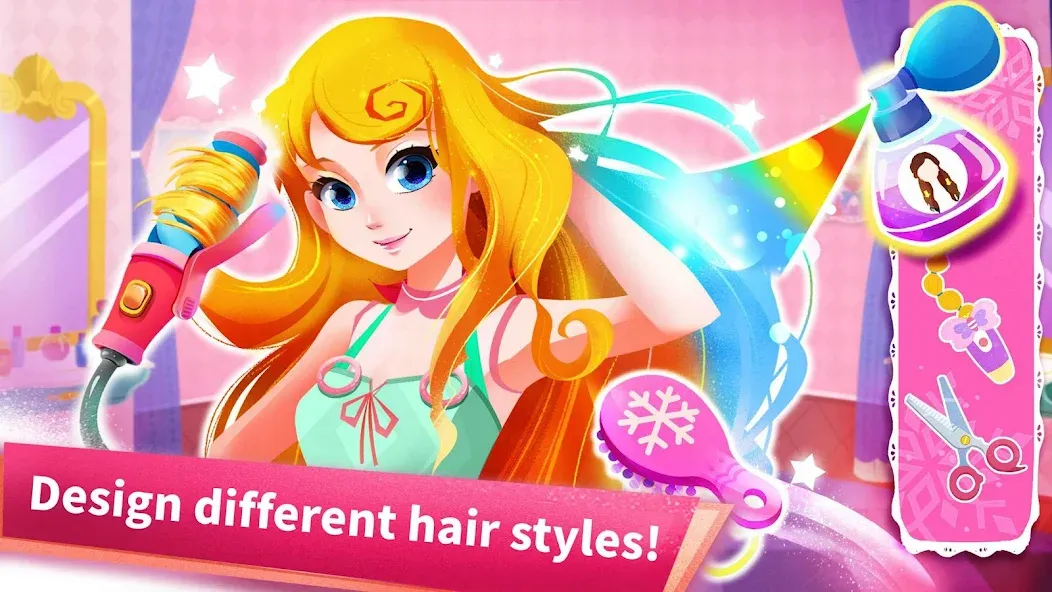 Little Panda: Princess Salon  [МОД Mega Pack] Screenshot 3