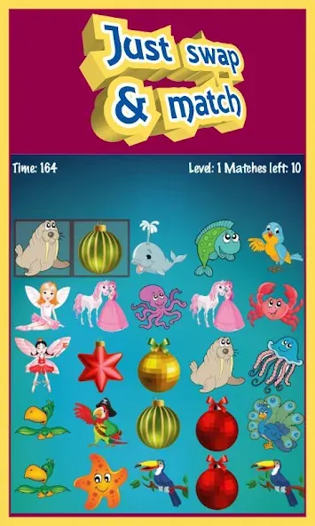 Sweet Match 3 Puzzle Game  [МОД Бесконечные монеты] Screenshot 1