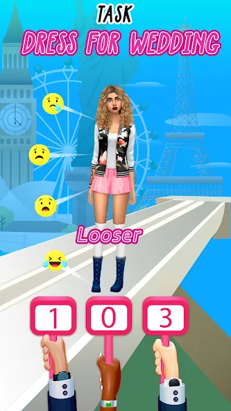 Fashion Battle - Girl Dress Up  [МОД Mega Pack] Screenshot 3