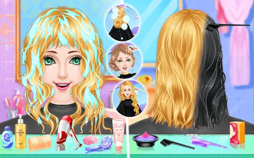 Doll Makeover - Fashion Queen (Игры по макияжу для девочек)  [МОД Бесконечные деньги] Screenshot 3