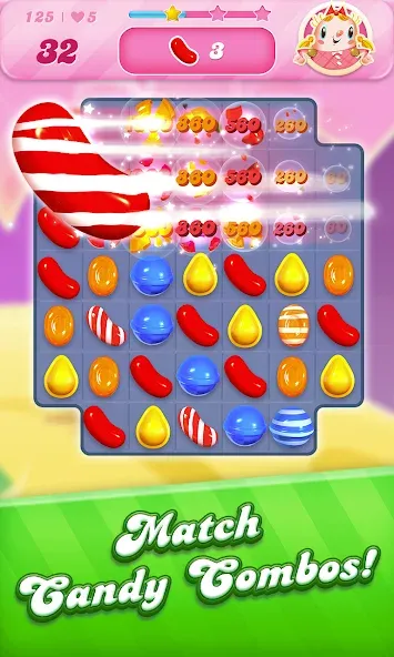 Candy Crush Saga (Кенди Краш Сага)  [МОД Много монет] Screenshot 2