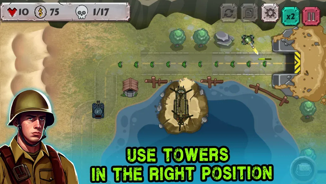 Battle Strategy: Tower Defense  [МОД Много монет] Screenshot 3